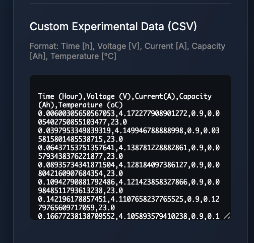 Data Input